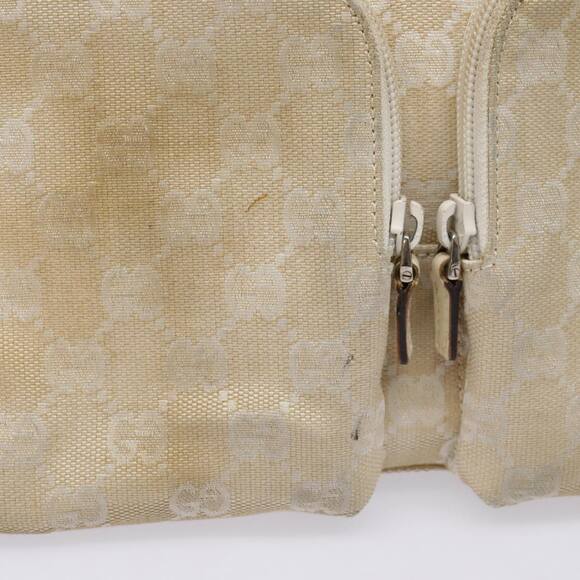 GUCCI GG Canvas Hand Bag Beige Silver 002 002 - Picture 3 of 13